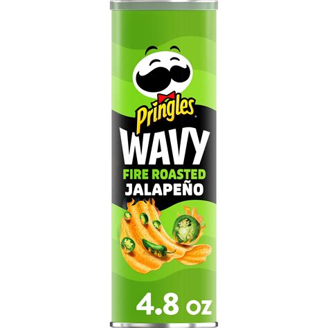 Pringles Wavy Fire Roasted Jalapeno logo