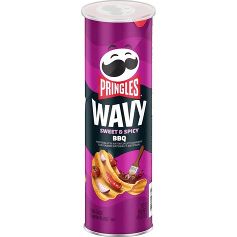 Pringles Wavy Sweet & Tangy BBQ logo