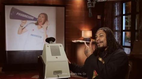 Progressive TV commercial - Exclusive Marshawn Lynch Interview With Kenny Mayne