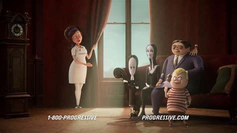 Progressive TV commercial - Flo Meets The Addams Family
