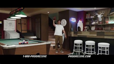 Progressive TV commercial - Super Man Cave