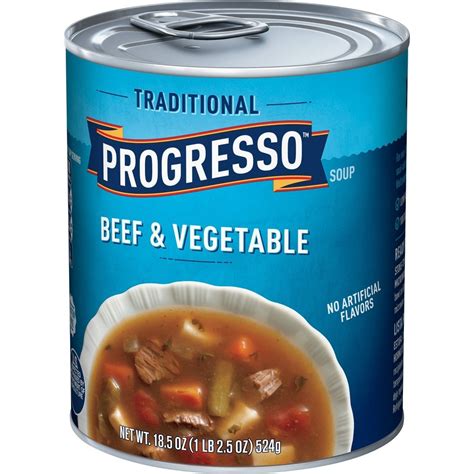 Progresso Soup Reduced Sodium Beef and Vegetable logo