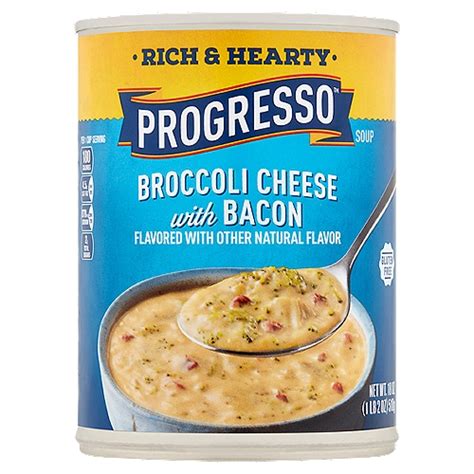 Progresso Soup Rich & Hearty Broccoli Cheese With Bacon logo