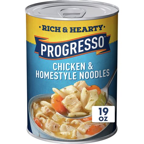 Progresso Soup Rich & Hearty Chicken & Homestyle Noodles logo