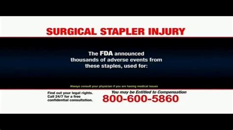 Pulaski Law Firm TV Spot, 'Surgical Stapler Injury'