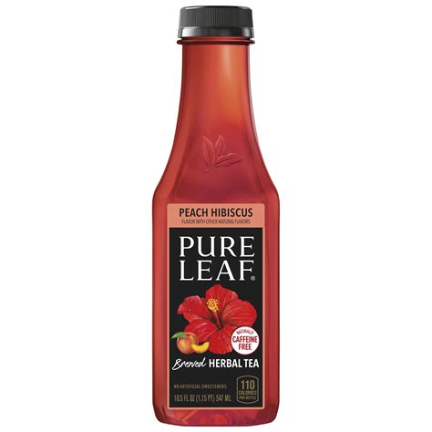 Pure Leaf Tea Peach Hibiscus Brewed Herbal Tea