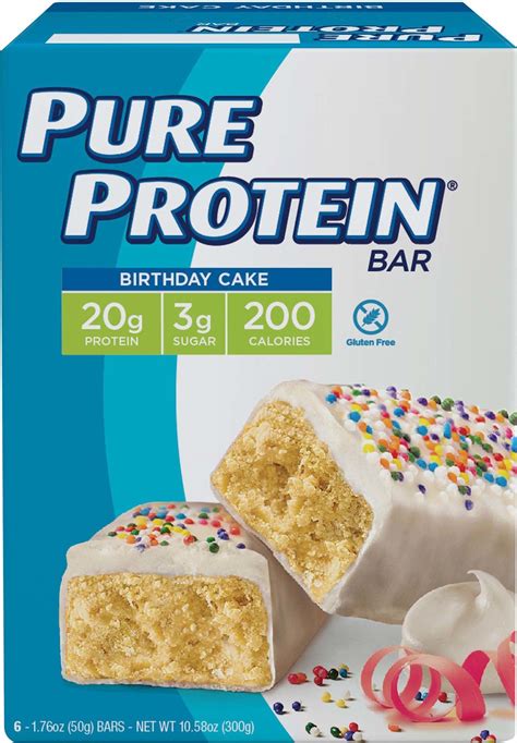 Pure Protein Birthday Cake Bar commercials