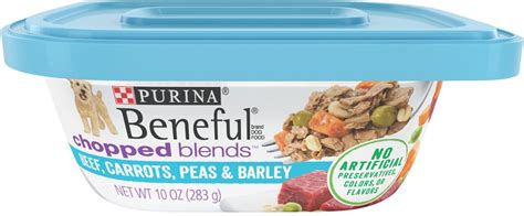 Purina Beneful Chopped Blends with Beef, Peas, Carrots and Barley
