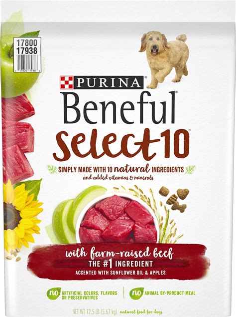 Purina Beneful Select 10 With Farm-Raised Beef