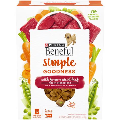 Purina Beneful Simple Goodness With Farm-Raised Beef Dry Dog Food