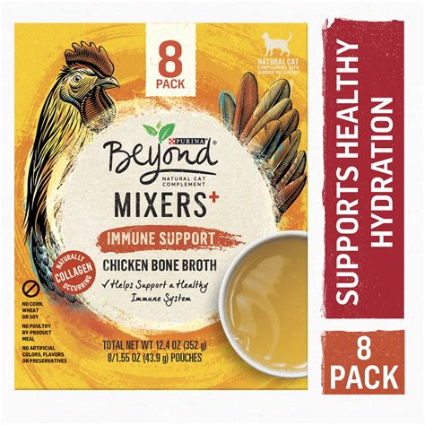 Purina Beyond Mixers Immune Support Chicken Bone Broth Wet Cat Food