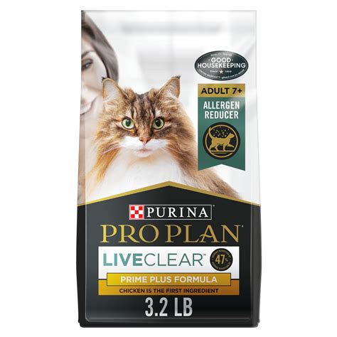 Purina Pro Plan LiveClear Adult 7+ Senior Prime Plus Chicken & Rice Allergen Reducing logo