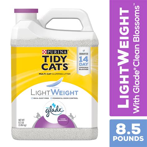Purina Tidy Cats LightWeight Plus Glade Clean Blossoms With Ammonia Blocker logo