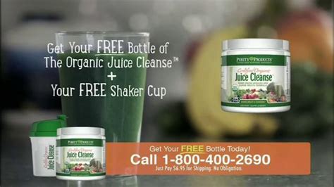 Purity Products Certified Organic Juice Cleanse TV Spot