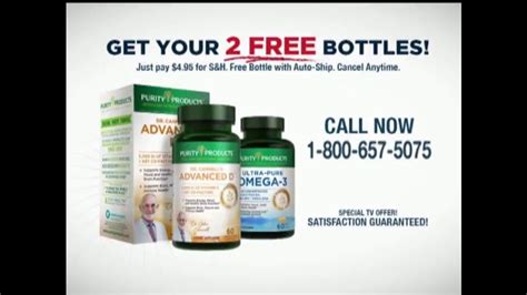 Purity Products TV Spot, 'Incredible Free Bottle Offer'