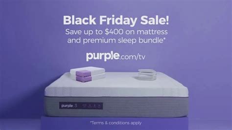 Purple Mattress Black Friday Sale TV commercial - Holidays: Tell Me More: 10% Off