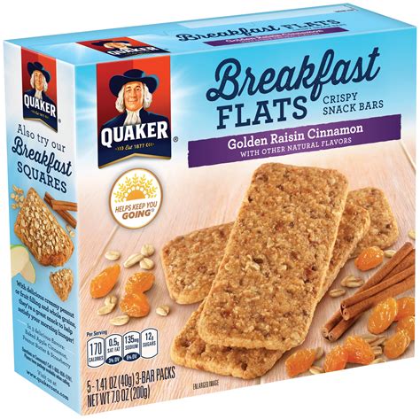 Quaker Breakfast Flats Golden Raisin Cinnamon