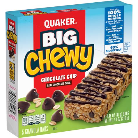 Quaker Chewy Chocolate Chip Granola Bars commercials
