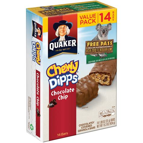 Quaker Chewy Dipps Chocolate Chip commercials