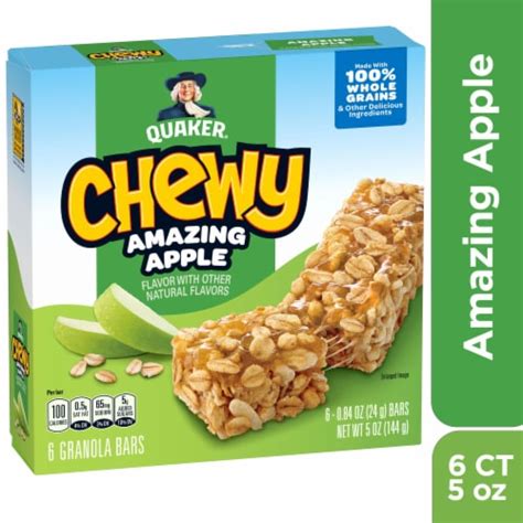 Quaker Chewy Fruity Fun Amazing Apple Granola Bars logo
