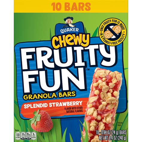 Quaker Chewy Fruity Fun Granola Bars TV commercial - Sabores afrutados