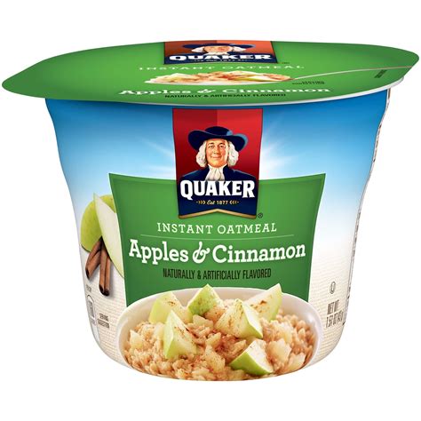 Quaker Instant Cups: Apples & Cinnamon logo