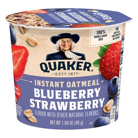 Quaker Instant Oatmeal Blueberry and Strawberry