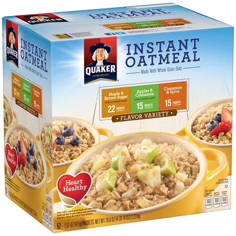 Quaker Instant Oatmeal Flavor Variety