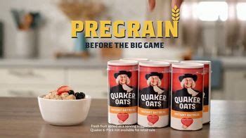 Quaker TV Spot, 'Pregrain Before the Big Game'