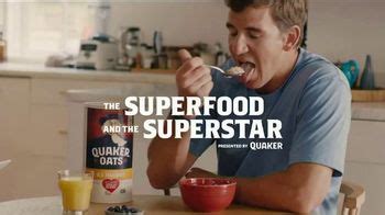 Quaker TV Spot, 'The Superfood and the Superstar' Featuring Eli Manning