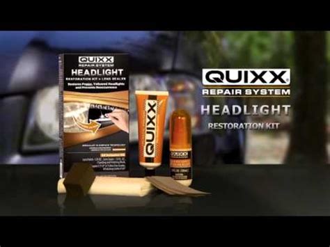 Quixx Headlight Restoration Kit TV commercial