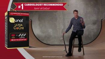 Qunol Ultra CoQ10 TV Spot, 'Number One Recommended' Featuring Tony Hawk