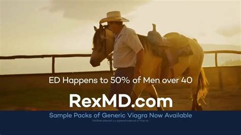 REX MD TV commercial - Generic Viagra