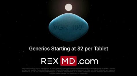 REX MD TV commercial - Generics Starting at $2