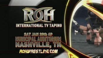 ROH Wrestling TV Spot, '2018 International TV Tapings'