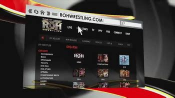 ROHWrestling.com TV Spot, 'DVDs and Videos on Demand'