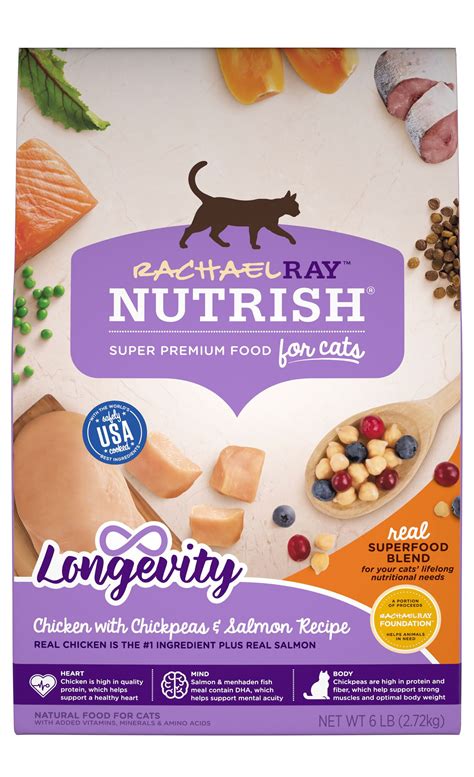 Rachael Ray Nutrish Longevity – Chicken with Chickpeas & Salmon Recipe logo
