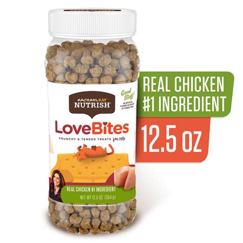 Rachael Ray Nutrish Love Bites Real Chicken Cat Treats logo