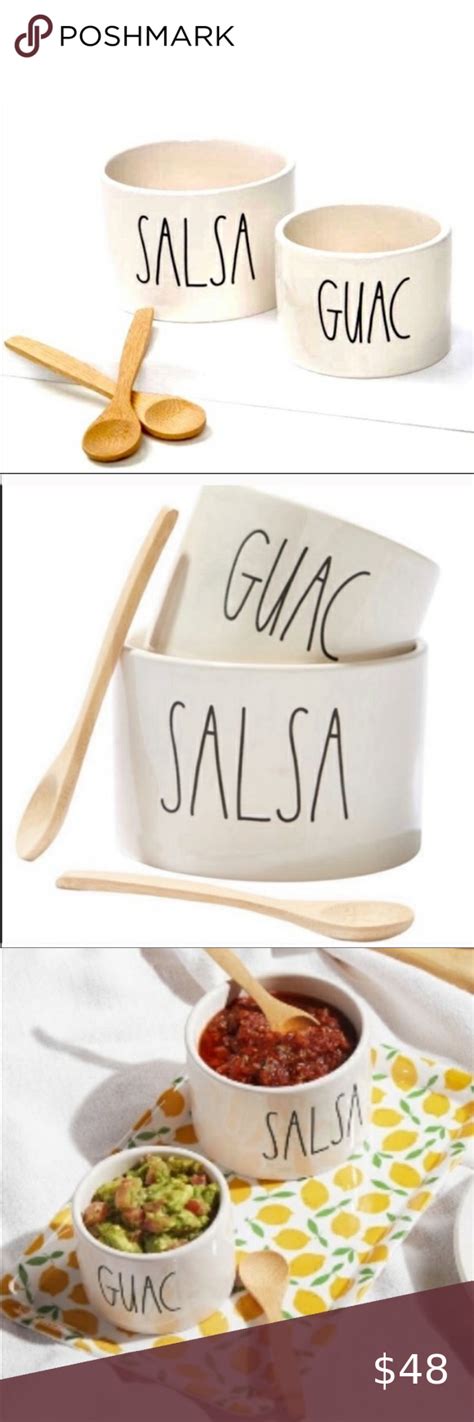 Rae Dunn Artisan Guac + Salsa Set logo