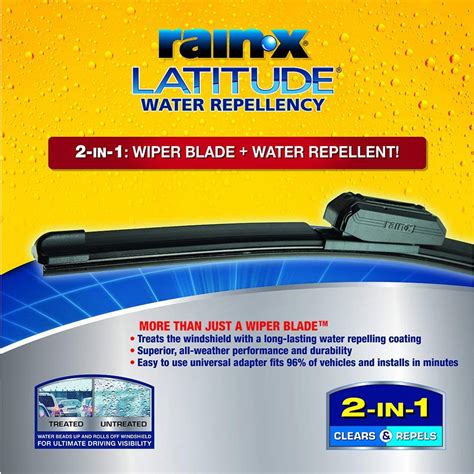Rain-X Latitude Water Repellency 2-in-1 Wiper Blades commercials