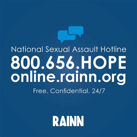 Rape, Abuse & Incest National Network commercials