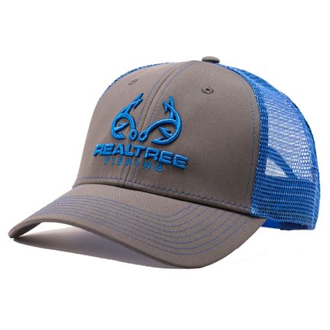 Realtree Mens Fishing Logo Mesh Back Hat