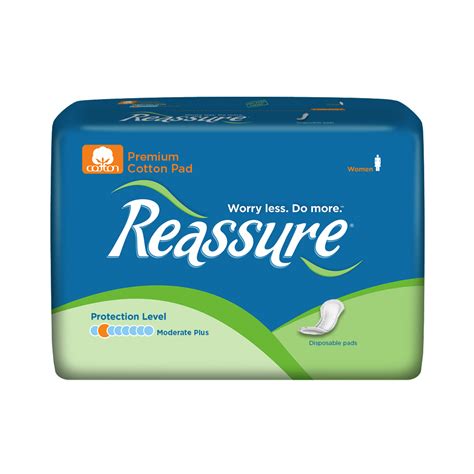 Reassure Premium Ultimate Cotton Pads logo