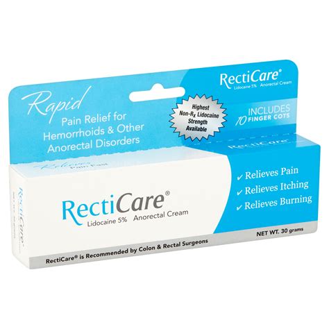 Recticare Anorectal Cream commercials