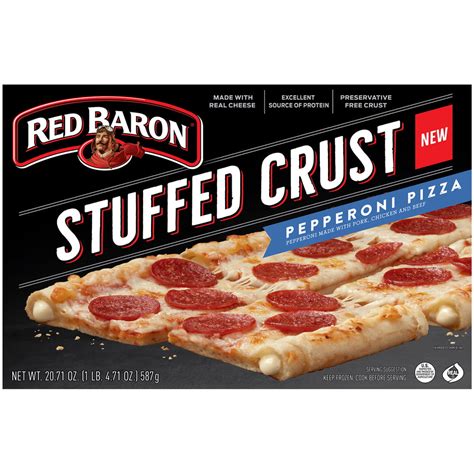 Red Baron Stuffed Crust Pepperoni Pizza logo