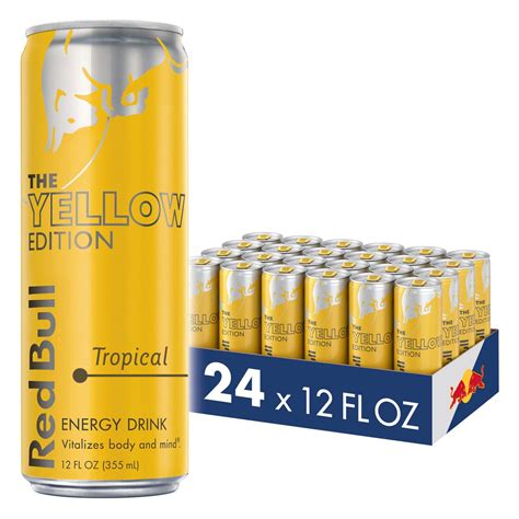 Red Bull The Yellow Edition Tropical logo