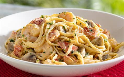 Red Lobster Creamy Shrimp and Cheese Linguini