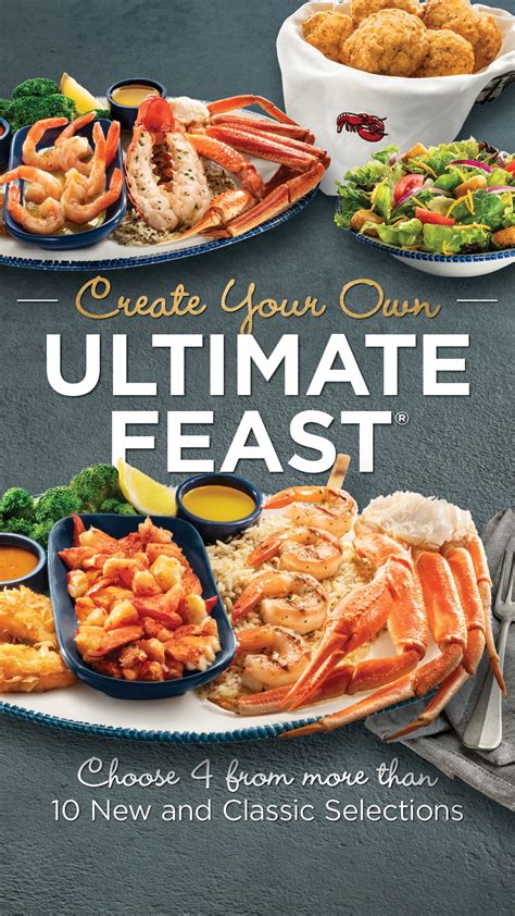 Red Lobster Create Your Own Ultimate Feast logo