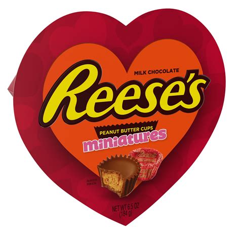 Reese's Milk Chocolate Peanut Butter Hearts logo