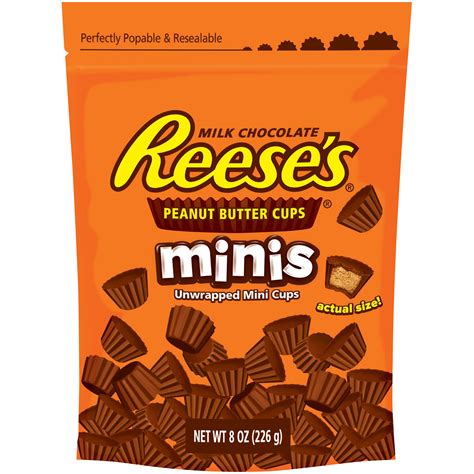 Reese's Pieces Miniature Peanut Butter Cups logo